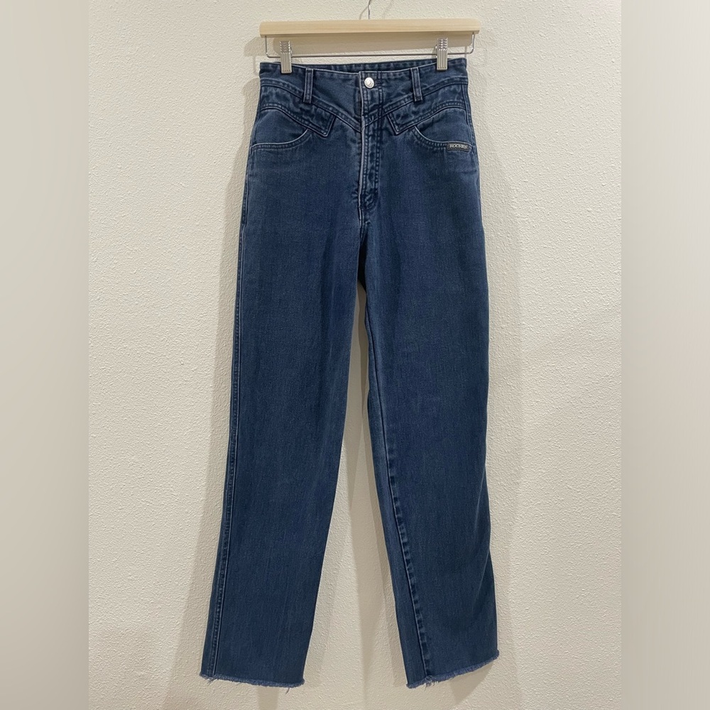 Vintage Rockies Rocky Mountain High Waisted Jeans Size 28 - Picture 2 of 13